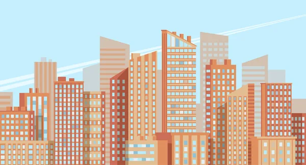 Fondo de la ciudad vectorial — Vector de stock