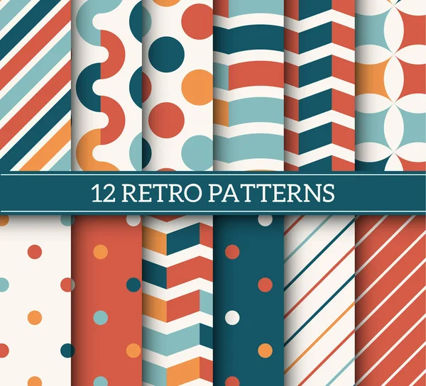 Colorful Seamless Patterns Stock Vector