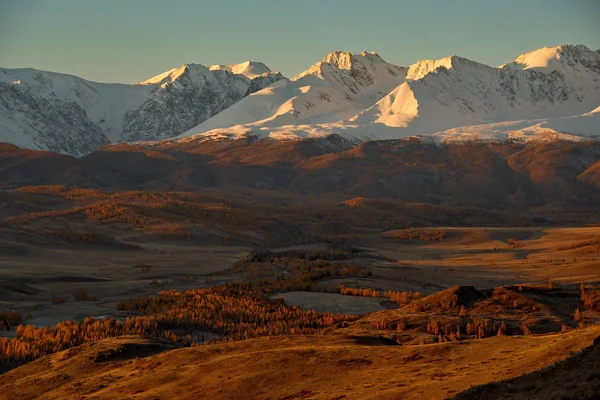 Rusya Güney Batı Sibirya Sonbaharda Altay Dağları — Stok fotoğraf