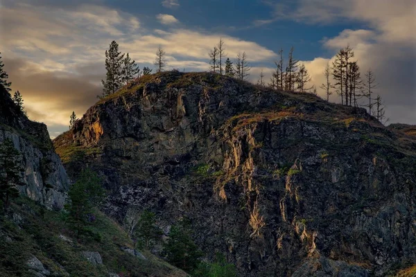 Ryssland Den Södra Västra Sibirien Hösten Altai Bergen — Stockfoto