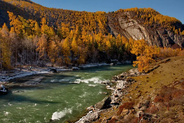 Russia South Western Siberia Autumn Altai Mountains — Stock Photo, Image