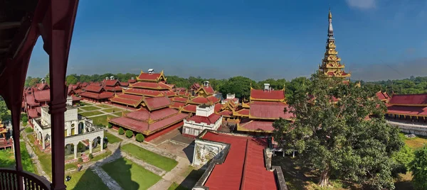 Νοτιο Ανατολική Ασία Μιανμάρ Βασιλικό Παλάτι Του Μανταλέι Σκοποβολή 2016 — Φωτογραφία Αρχείου