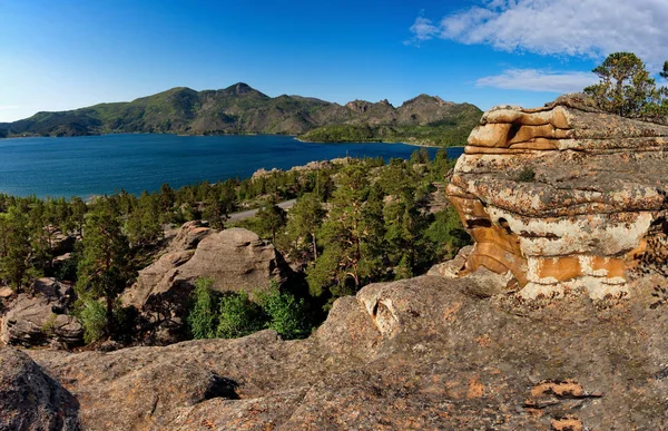 Kazakistan Orientale Parco Nazionale Delle Antiche Montagne Bayanaul Situato Nella — Foto Stock