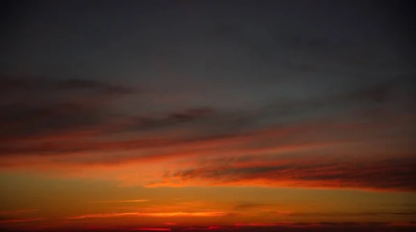 Céu Incrível Pôr Sol Cazaquistão — Fotografia de Stock