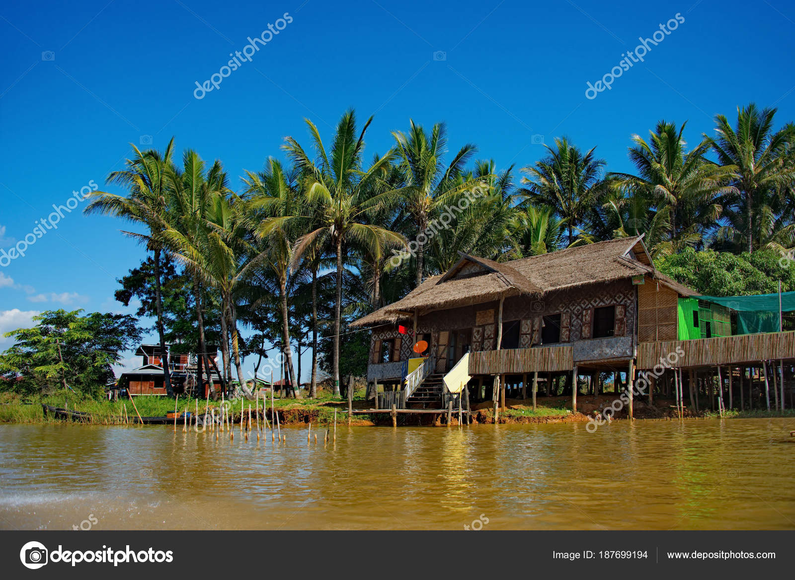 Shan Myanmar Raison Fait Que Lac Inle Est Coince Entre Image Libre De Droit Par Kaikups C 187699194