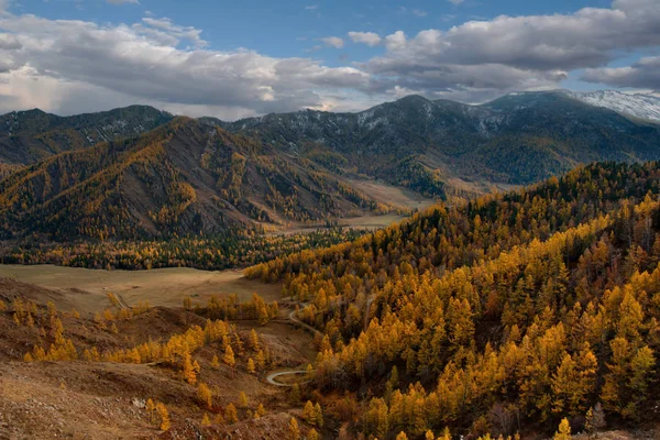 Ryssland Sent Hösten Altai Bergen — Stockfoto