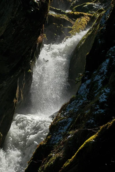 Russia. mountain Altai. Waterfalls of lake Teletskoye.