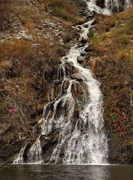 Russia. mountain Altai. Waterfalls of lake Teletskoye.