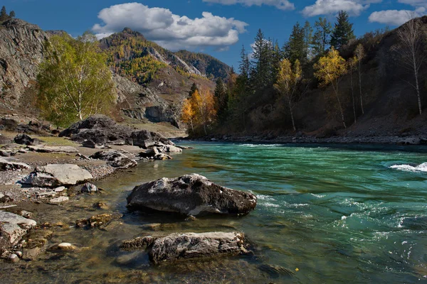 Russia South Western Siberia Late Autumn Altai Mountains Chui River — Stock Photo, Image