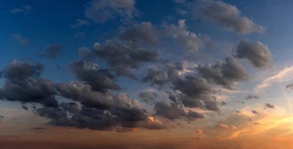 Russland Abendhimmel Über Den Endlosen Feldern Des Altai Farben Des — Stockfoto