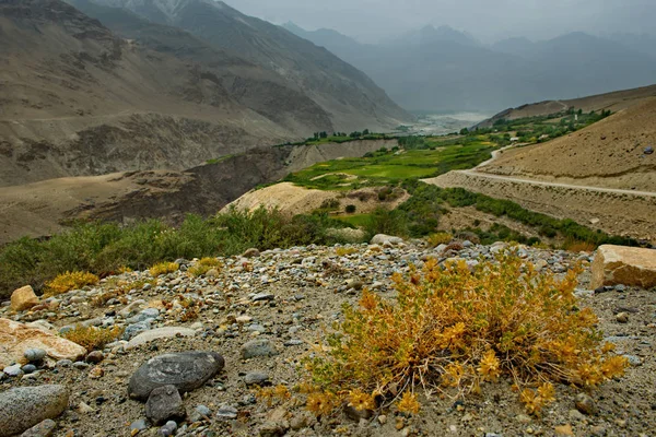 Střední Asie Tádžikistán Pamír Trakt Blízkosti Hranice Řeky Panj — Stock fotografie