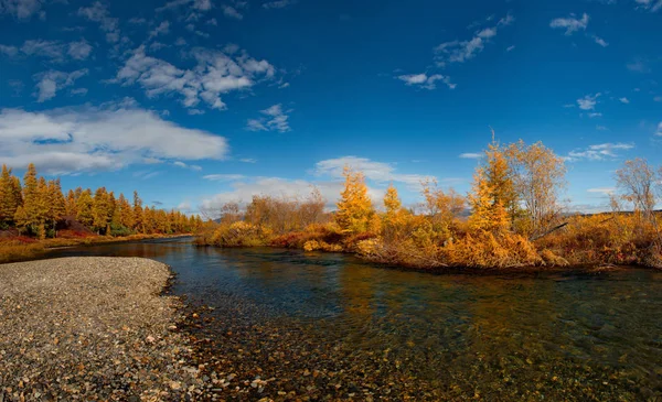 Rusland Verre Oosten Kleuren Van Herfst Zijn Koudwater Rivieren Van — Stockfoto