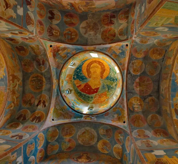 Região Vologda Rússia Outubro 2018 Mosteiro Ferapontov Belozersky Incrível Pintura — Fotografia de Stock