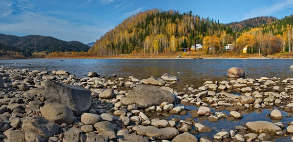 Russland Südlich Von Westsibirien Kuznetsk Alatau Der Oberlauf Des Flusses — Stockfoto