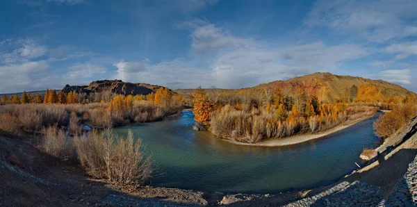 Rússia Montanha Altai Rio Chuya Distrito Kosh Agach Longo Área — Fotografia de Stock