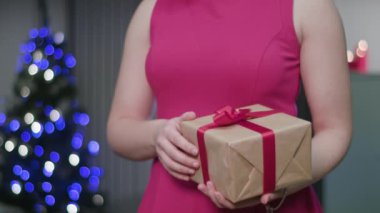 Bir Noel hediyesi Holding Womans eller