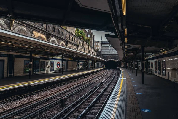 London Storbritannien 2020 Londons Livliga Område Populärt Resmål Tomt Som — Stockfoto