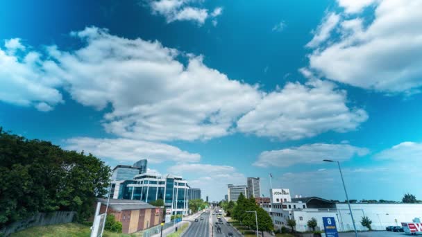 Brentford Londres Reino Unido 2020 Time Lapse Busy Traffic Great — Vídeos de Stock