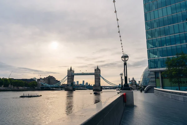 London 2020 Londons Geschäftige Gegend Beliebtes Reiseziel Leer Sich Die — Stockfoto