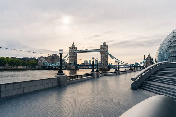 London 2020 Londons Geschäftige Gegend Beliebtes Reiseziel Leer Sich Die — Stockfoto