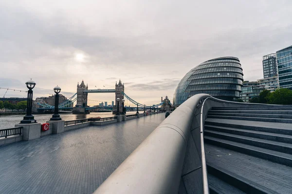 London 2020 Londons Geschäftige Gegend Beliebtes Reiseziel Leer Sich Die — Stockfoto