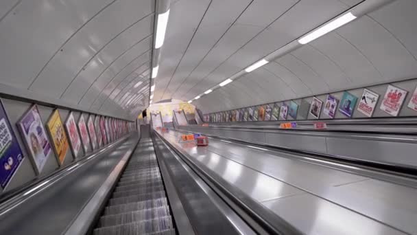 Londen 2020 Londen Drukke Gebied Populaire Bestemming Leeg Als Mensen — Stockvideo