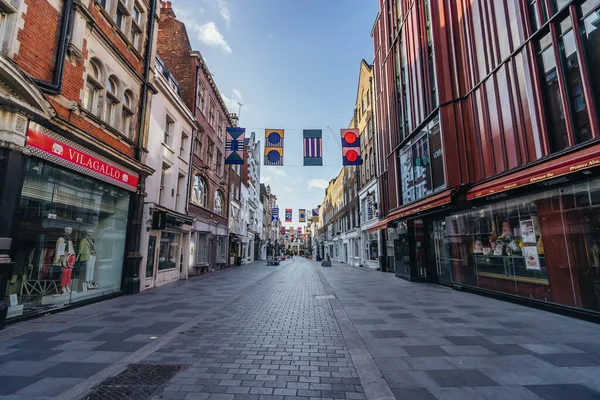 London 2020 London Busy Area Popular Destination Empty People Self — Stock Photo, Image