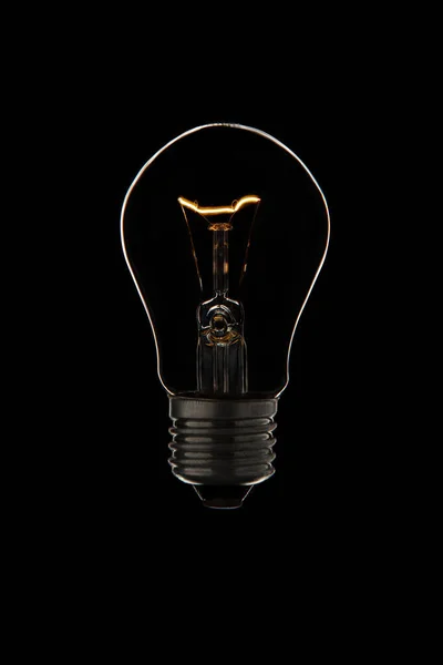 Nahaufnahme von Edison Glühbirne mit Energie darin. — Stockfoto