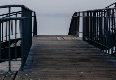 Merdiven ile demir merdiven inşaatı 