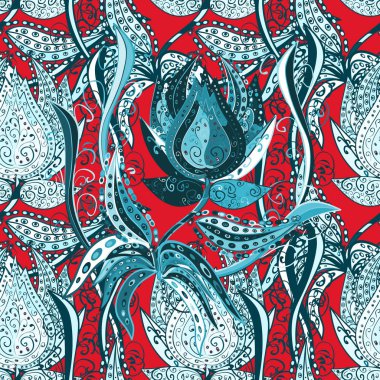 Vector floral Arabesk arka plan