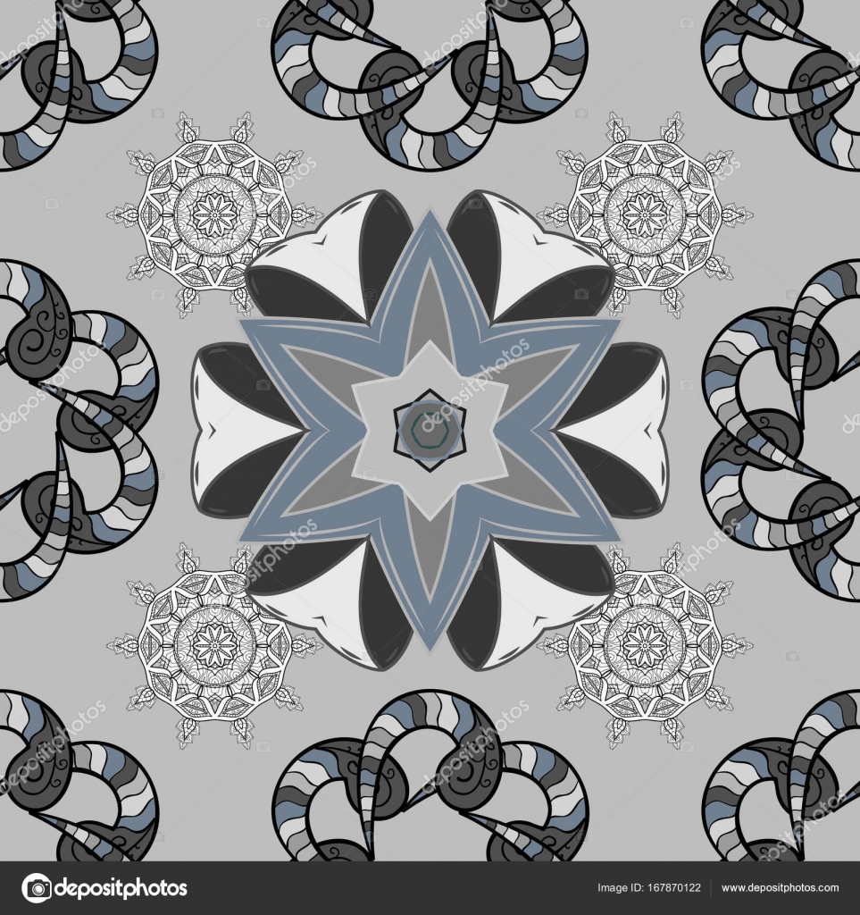 Elementi di Design Flat fiore Disegno floreale fantasia su un modello senza cuciture sfondo luminoso Modello senza cuciture di colore primavera tema