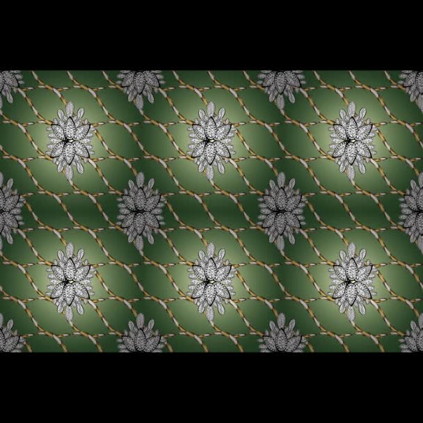 Classic Vintage Moving Pattern — Stock Video
