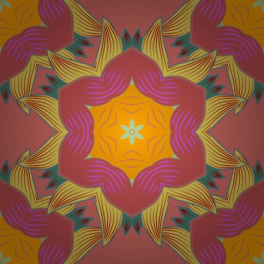 Vektör süsler. Çiçekler ile Seamless modeli. Seamless modeli için kroki, web sayfası arka planı, yüzey dokuları kullanılabilir. Süslü zentangle doku, sonsuz soyut çiçek desenle.