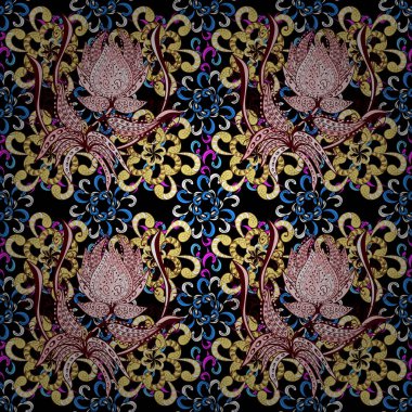 Multicoloblack, tarafsız, kırmızı, sarı ve zarif küçük çiçekler beyaz ve komik bir siyah, tarafsız, kırmızı, sarı ve beyaz renkler, vektör doku, resimde hata..