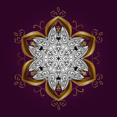 Vektör çizimi. Kış soyut geçmişi. Vector noel soyut renkli arka plan ve şirin kar tanesi. Kar taneli Noel arkaplanı.