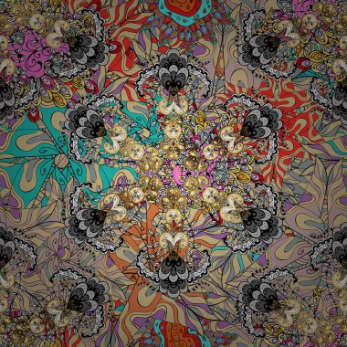 Çiçek kompozisyon. Güzel desen küçük çiçek. Vektör desen. Çiçek arka plan. -bej, siyah, gri ve tarafsız çiçekler. Çiçek kolaj. Doğa.