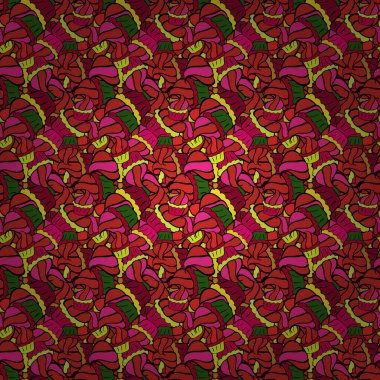 Soyut süper sevimli ve ilginç bir resim.