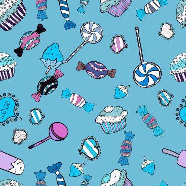 Soyut süper sevimli ve ilginç bir resim.