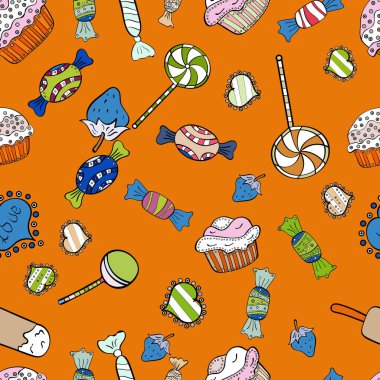 Soyut süper sevimli ve ilginç bir resim.