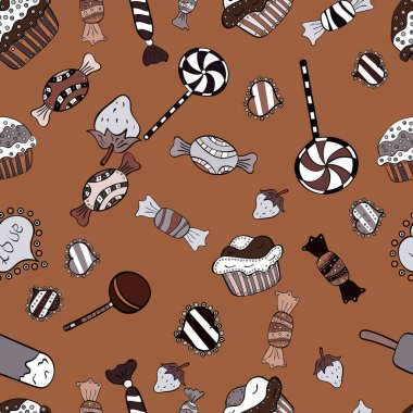 Soyut süper sevimli ve ilginç bir resim.