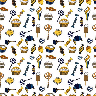 Soyut süper sevimli ve ilginç bir resim.