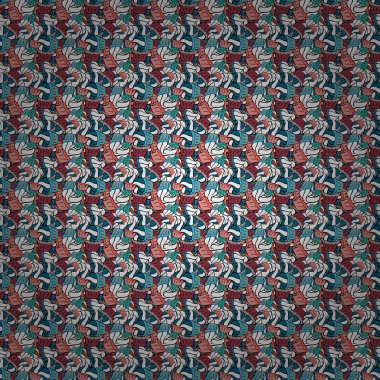 Soyut süper sevimli ve ilginç bir resim.