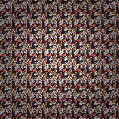 Soyut süper sevimli ve ilginç bir resim.