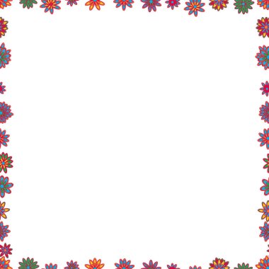 Karalama kalıbı tarzı. Dekoratif vintage çerçeveler ve sınırlar. Vektör. Sınır tasarımı, karalama sanatının bir örneğidir. Kusursuz desen.