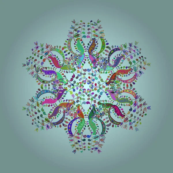 Vector Ornaments Background Sketch Pattern Mandalas Sketch Pattern Abstract Ornament — ストックベクタ