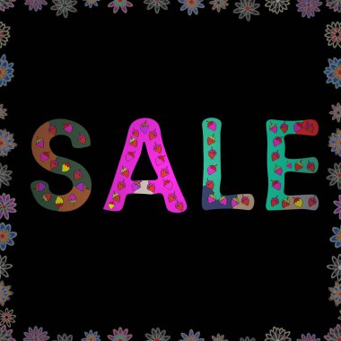 Kusursuz desen. İnternet mağazası için indirimli arkaplan tanıtım broşürü, dükkan, poster, afiş. Vektör biçimi. Gri, siyah ve yeşil renkli resim.