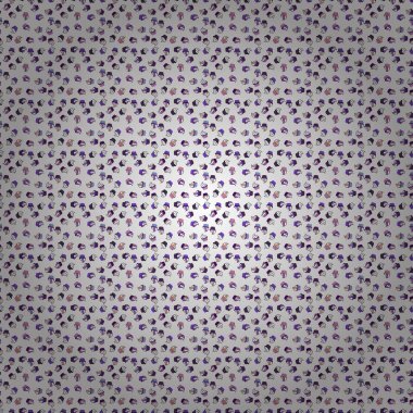 Paket kağıdı. Vektör çizimi. Sweets arka plan tasarımı. Kek pürüzsüz desen. Mor, beyaz ve gri üzerine şirin bir doğum günü geçmişi.