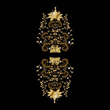 Klasik lüks, eski moda İspanyol süsü, eskizler, tekstil ve ambalaj için kraliyet Victoria dönemi eskiz dokusu. Kahverengi ve siyah renkli bir resim. Vektör şirin eskiz kalıbı arka planı. Vektör.