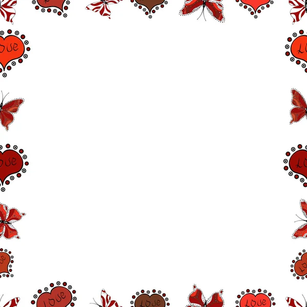 Βέκτορ Κενό Κόκκινο Λευκό Και Μαύρο Τετράγωνο Cadre Ορθογώνιο Ετικέτα — Διανυσματικό Αρχείο