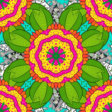 Kusursuz soyut ve ilginç bir arkaplan. Sarı, morumsu ve yeşil renkli. Karalama kalıbı. Vektör. Yumuşak kumaş deseni.